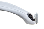 Attwood 2050-5 Ergonomic One-Piece Vinyl Grab Handle, White Finish