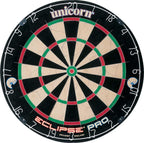 Unicorn Eclipse Pro Dart Board With Ultra Slim Segmentation - 30% Thinner Than Conventional Boards - For Increased Scoring And R