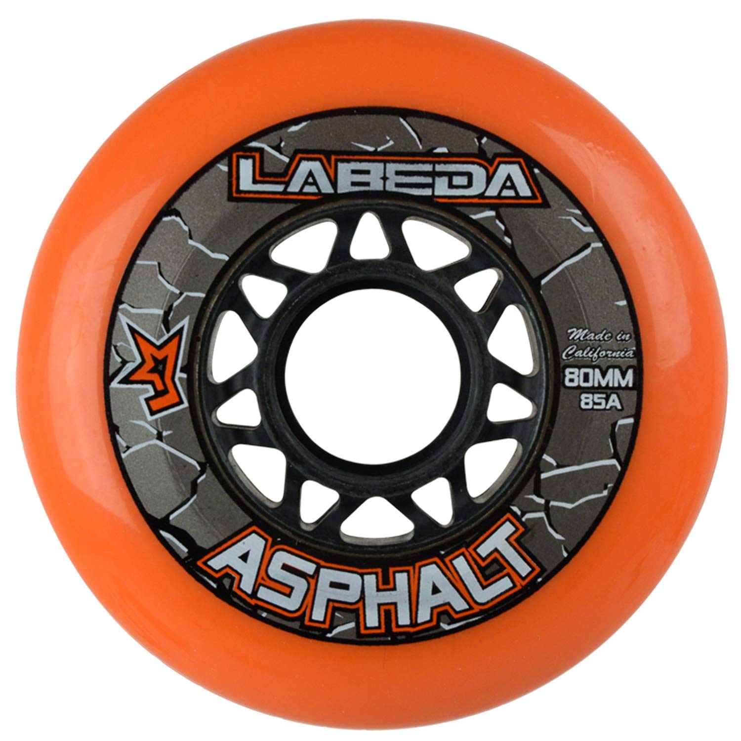 Labeda Wheels Roller Hockey Gripper Asphalt Hilo 4-76Mm Wheels/4-80Mm Wheels
