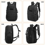 Huntvp 20L Daypack Military Molle Backpack Rucksack Gear Tactical Assault Pack Bag For Hunting Camping Trekking (20L-Black)