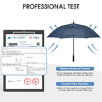G4Free 47/54/62/68 Inch Automatic Open Golf Umbrella Oversize Extra Large Double Canopy Vented Windproof Waterproof Stick Umbrel