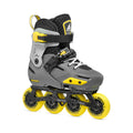 Rollerblade Apex Junior Adjustable Fitness Inline Skate, Charcoal & Yellow