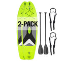 Lifetime 90891 Horizon 100 Stand-Up Paddleboard, 2 Pack, Paddles Included, Lime Green, 10