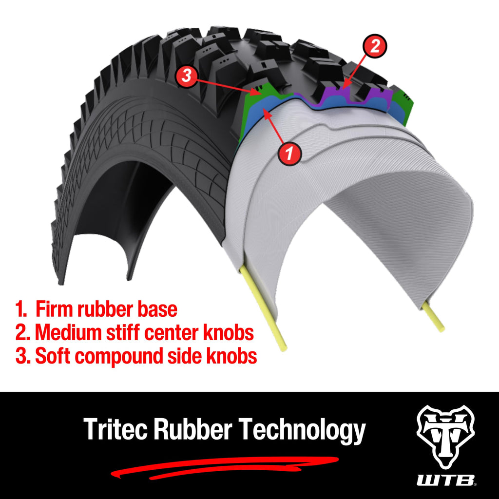 WTB Vigilante Mountain Bike Front Tire (29 x 2.5) Tubeless Folding, High Grip (Black, SG2 Puncture Protection)