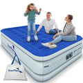 EnerPlex King Air Mattress with Built-in Pump - 18 Inch Double Height Inflatable Mattress for Camping, Home & Portable Travel - 