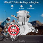 Imaycc 80Cc Bicycle Engine Kit, 2-Stroke Motorized Bicycle Kit Fit For 26-28'' Bikes, Bike Motor Kit With Wired Digital Computer