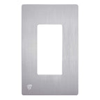 Enerlites Elite Series Screwless Decorator Wall Plate Child Safe Outlet Cover, Gloss Finish, Size 1-Gang 468 H X 293 L, Unbreaka