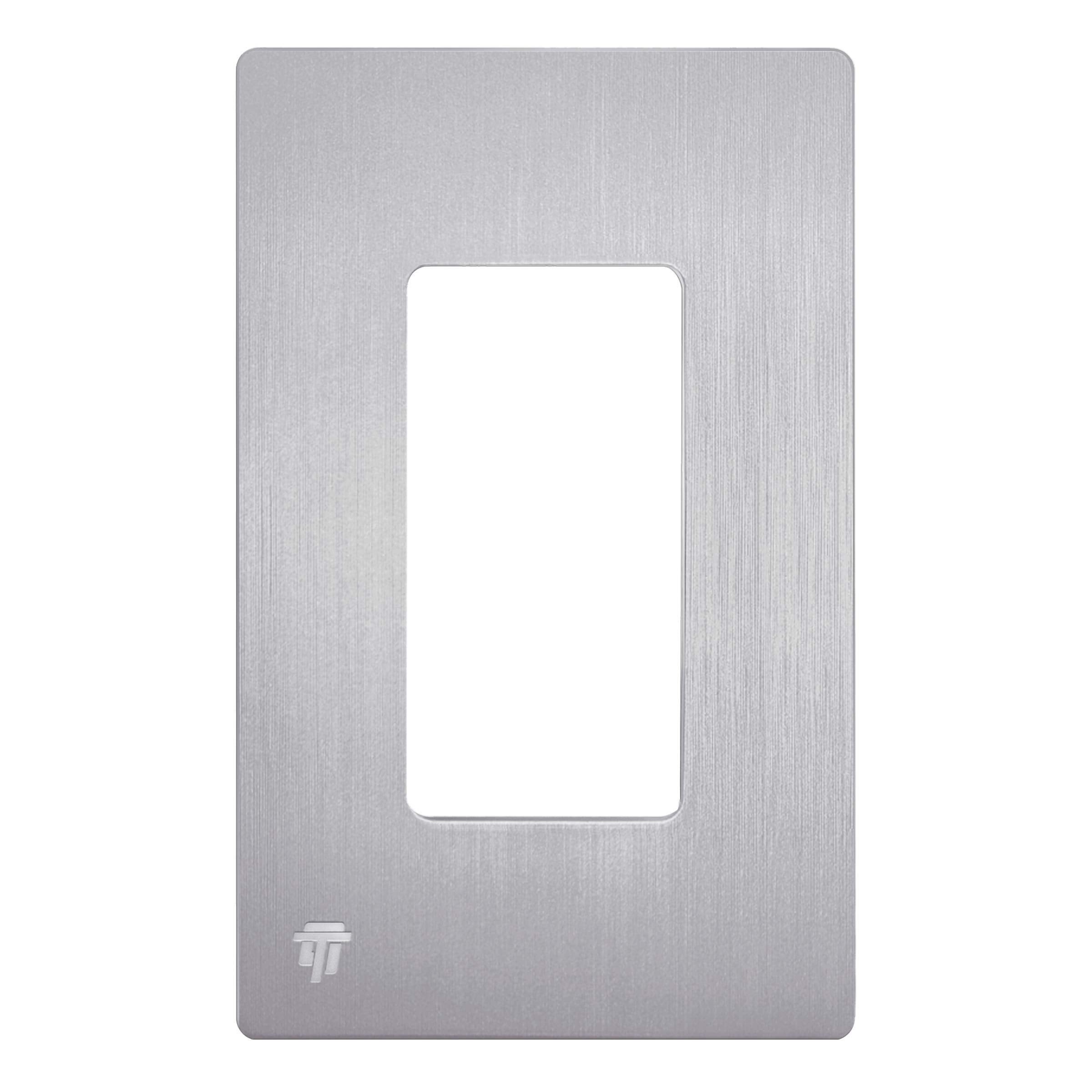Enerlites Elite Series Screwless Decorator Wall Plate Child Safe Outlet Cover, Gloss Finish, Size 1-Gang 468 H X 293 L, Unbreaka