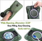 Hydration Bladder, 2L Water Bladder For Hiking Backpack Leak Proof Water Reservoir Storage Bag, 2 Liter Bpa-Free Water Pouch Hyd