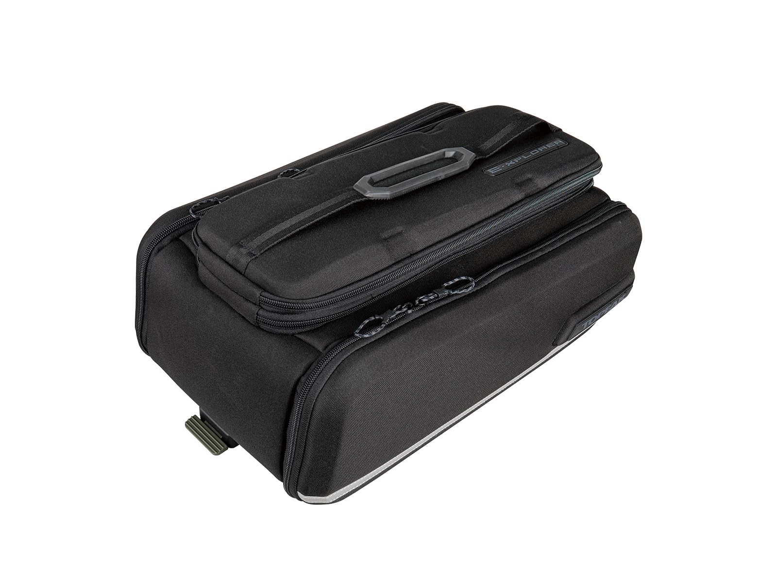 Topeak E-Xplorer TrunkBag - 26 L Expandable eBike Trunk Bag with Side Panniers, Rigid EVA Foam & Polyethylene Construction, Spar
