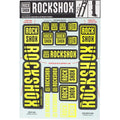 Rockshox Fork Decal Kit - 35Mm Dual Crown, Yellow