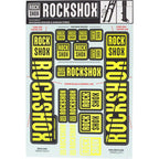 Rockshox Fork Decal Kit - 35Mm Dual Crown, Yellow