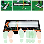Gismelio Golf Training Mat For Beginners  Posture Assistance And Entry-Level Stance Corrector Trainer With Golf Training Aid And