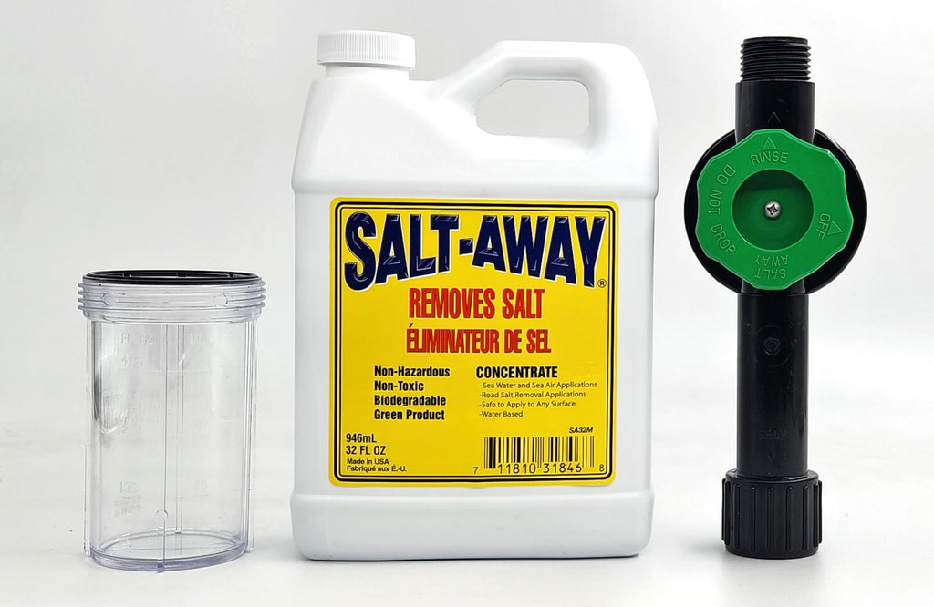 Salt Away Sa32M Concentrate Kit With Mixing Unit, Salt Removing Cleanser, 32 Fl Oz