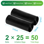 Portable Toilet Bags For Camping Potty - 50 Pcs Camping Toilet Bags, Biodegradable Porta Potty Liners For Portable Toilet, Thick