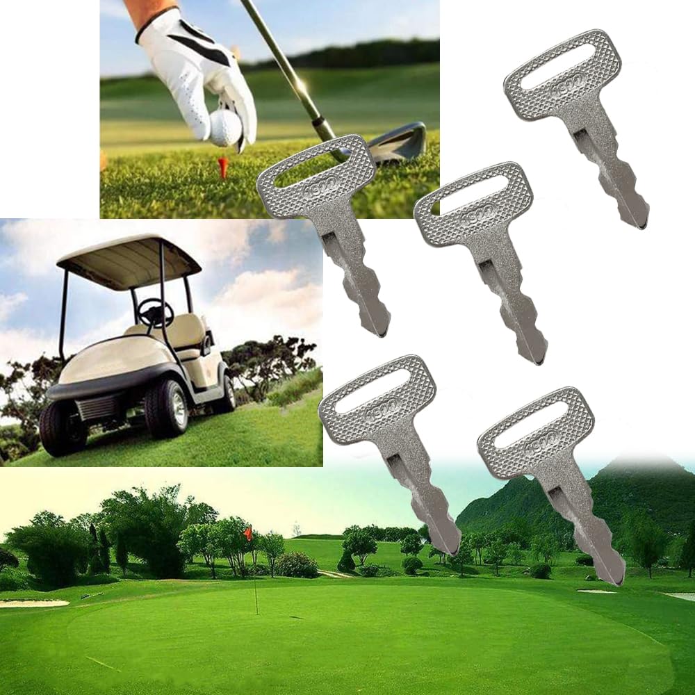 Fcouiid Golf Cart Key Replacement Ignition Keys For Yamaha G14, G19, G22, G29 Drive Gas/Electric Golf Cart Code:1922, With Keych