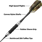 Fat Cat Realtree Hardwoods Hd Camo Soft Tip Darts With Storage/Travel Case, 16 Grams