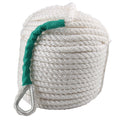 Bang4Buck Three Strand Polypropylene Anchor Rope 1/2 Inch 100 Feet Twisted Dockline For Boat/Sailboat/Sled Line With Thimble And