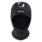 Zcco Scuba Diving Hood 3Mm Neoprene Wetsuit Hood Durable Stretchable Diving Cap Wetsuit, Dive Hood Surfing Thermal Hood For Surf