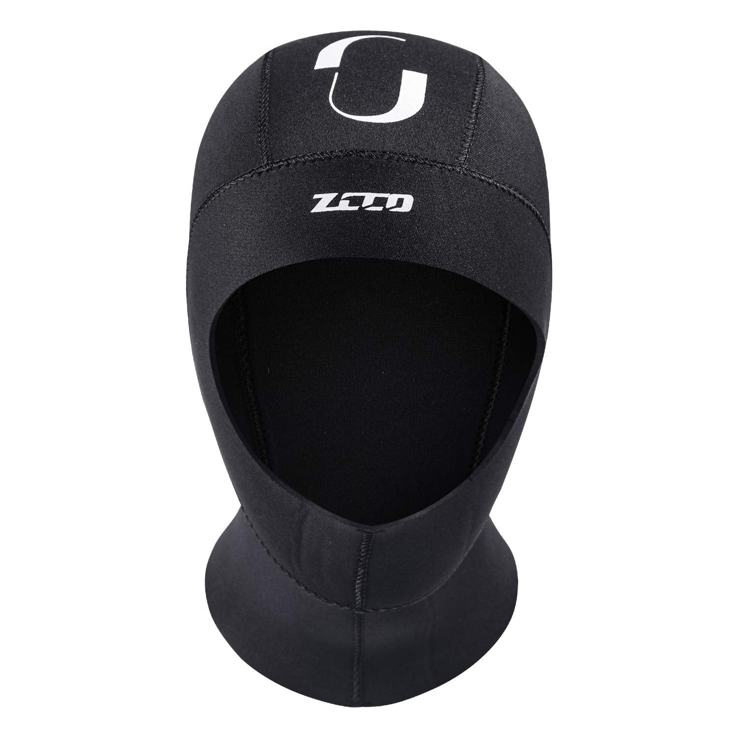 Zcco Scuba Diving Hood 3Mm Neoprene Wetsuit Hood Durable Stretchable Diving Cap Wetsuit, Dive Hood Surfing Thermal Hood For Surf