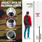 All-Round Protection:Lyn 4 Person Instant Pop Up Camouflage Shelter Emergency Tent,Thermal Waterproof Ultralight Bugout With Scr
