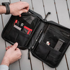 Magpul DAKA Utility Organizer Large Semi-Rigid Multi-Purpose Case, Durable Water-Resistant Heavy Duty Compact Pouch, Black