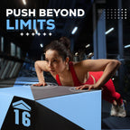 Yes4All 3 In 1 Foam Plyometric Jump Box Jump Training & Conditioning-Plyo Jump Box For Jump Training Fitness Workout Exercise -