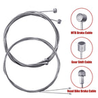 Universal Bicycle Transmission Line Bicycle Shift Derailleur Cable And Brake Cable Kit For Bicycle Mountain Road Bike Repair (Re