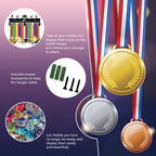 Superdant Medal Holder Gymnastics Medals Display Motivating Word Bling Queen Black Iron Wall Mounted Hooks For Competition Medal