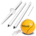 Gosports Tetherball Game Set, Complete Tetherball Setup With Ball, Rope And Pole - Great For Backyard Fun