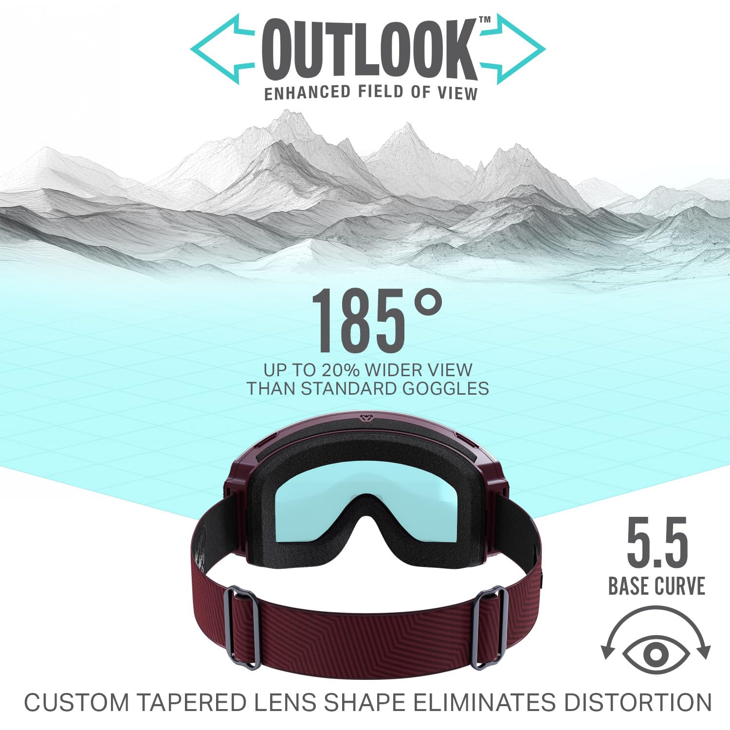 Wildhorn Maxfield Pro Ski Goggles -Us Ski Team Supplier- Snowboard Goggles Men, Women & Youth-Interchangeable Magnetic Lenses