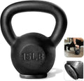 Yes4All Protect Floor Kettlebell Cast Iron Rubber Base - 15 Lbs