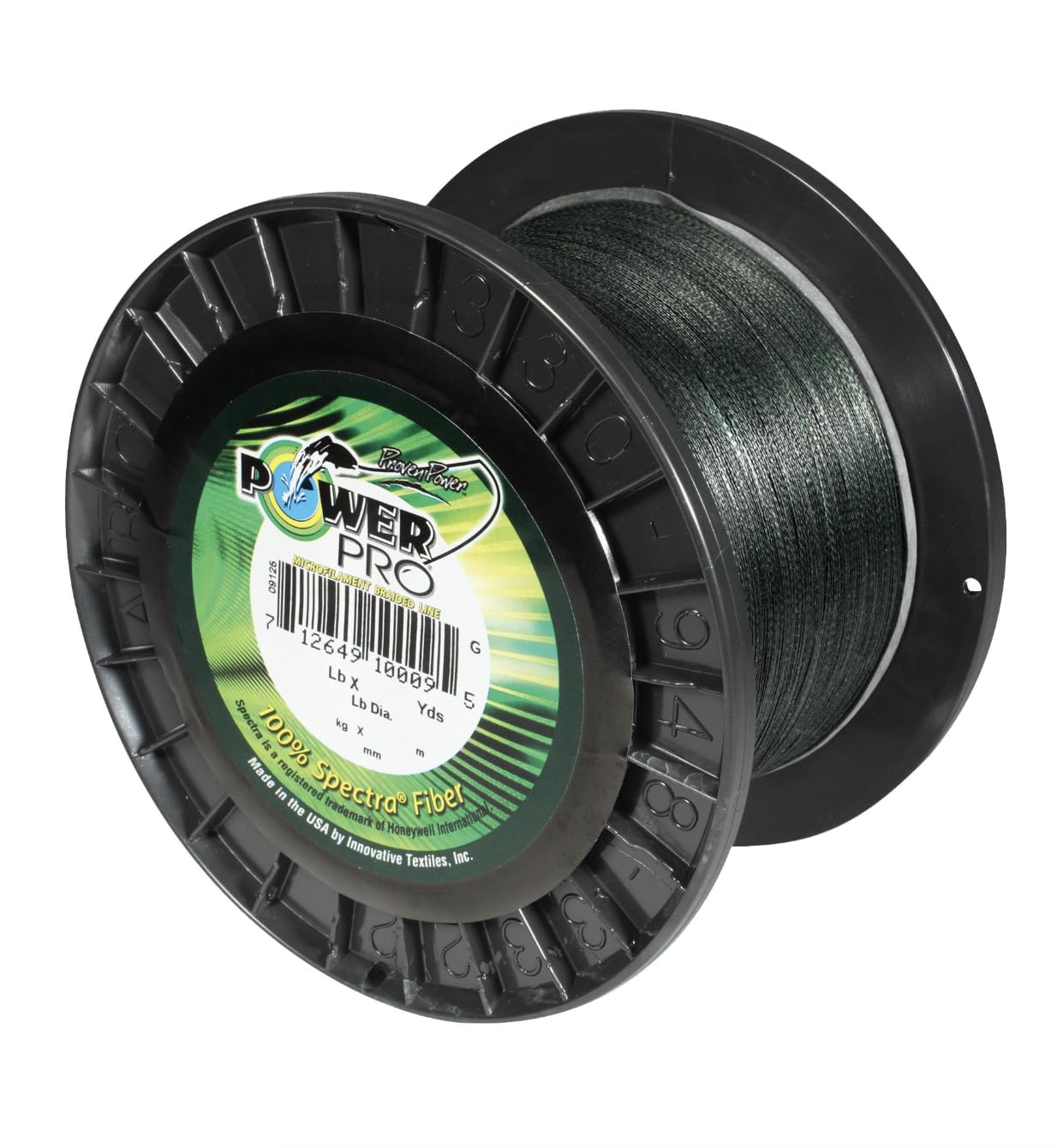 Powerpro Braided Fishing Line - Moss_Green - 150Lb - 300Yd/275M (21101500300E)