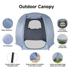 Alvantor Pop Up Screen Tent House Room Instant Outdoor Camping Canopy Sun Shelter Gazebo For Patio, Backyard & Deck, Privacy Ten