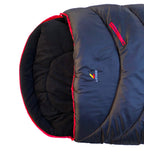 Ledge Sports Big Horn -20 F Degree Xl Oversize Fleece Lined Sleeping Bag (90 X 40, Black)
