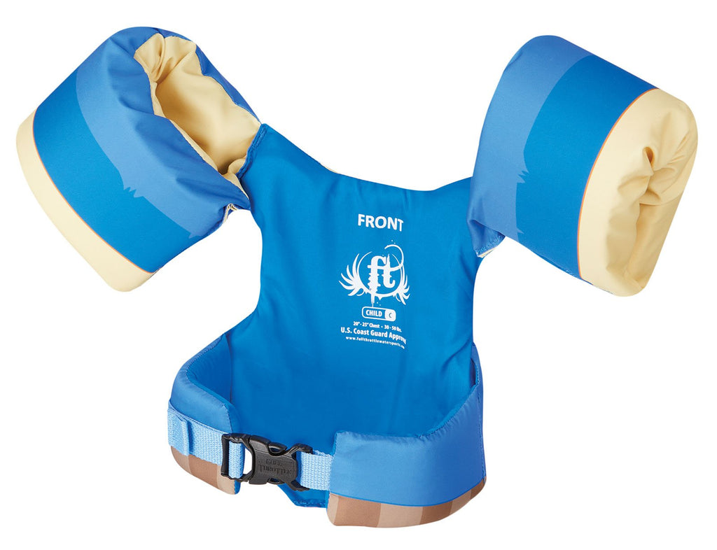 Full Throttle 104400-500-001-18 Full Throttle Vest Child Little Dipper Pirate Blue