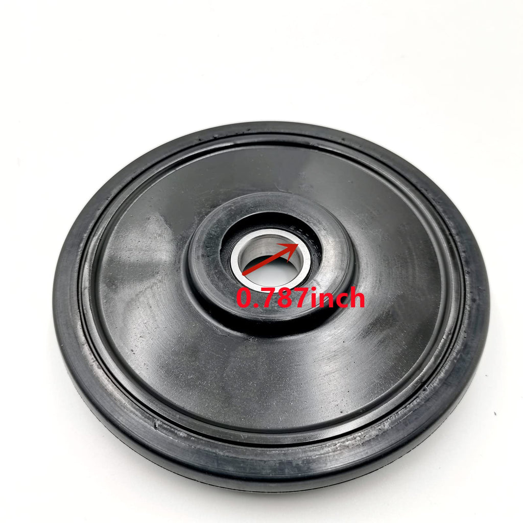 Brgmax 4 X Idler Wheel With Bearing Black 5.63Inch X 20Mm Snowmobile Parts Shocks Suspension Fits For Arctic Cat 1604-837 3604-0