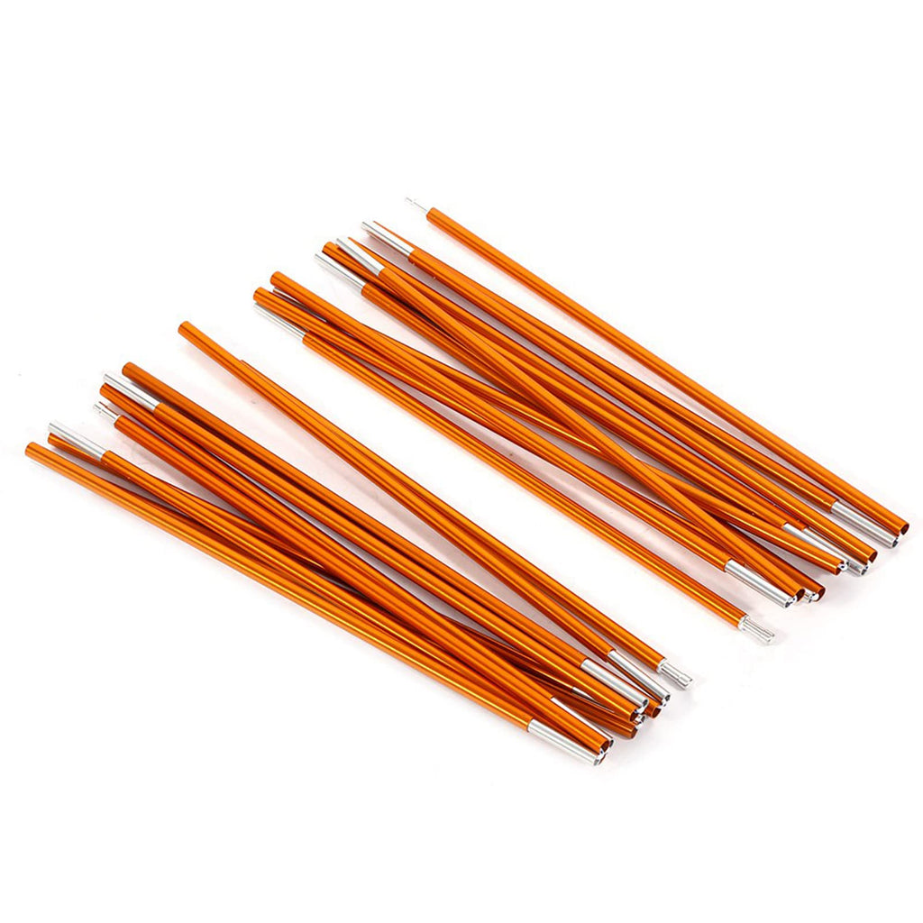 Tent Pole Folding Fiber Glass Rod Double Replacement Tent Pole Support Frames For Awning Poles Camping Hiking