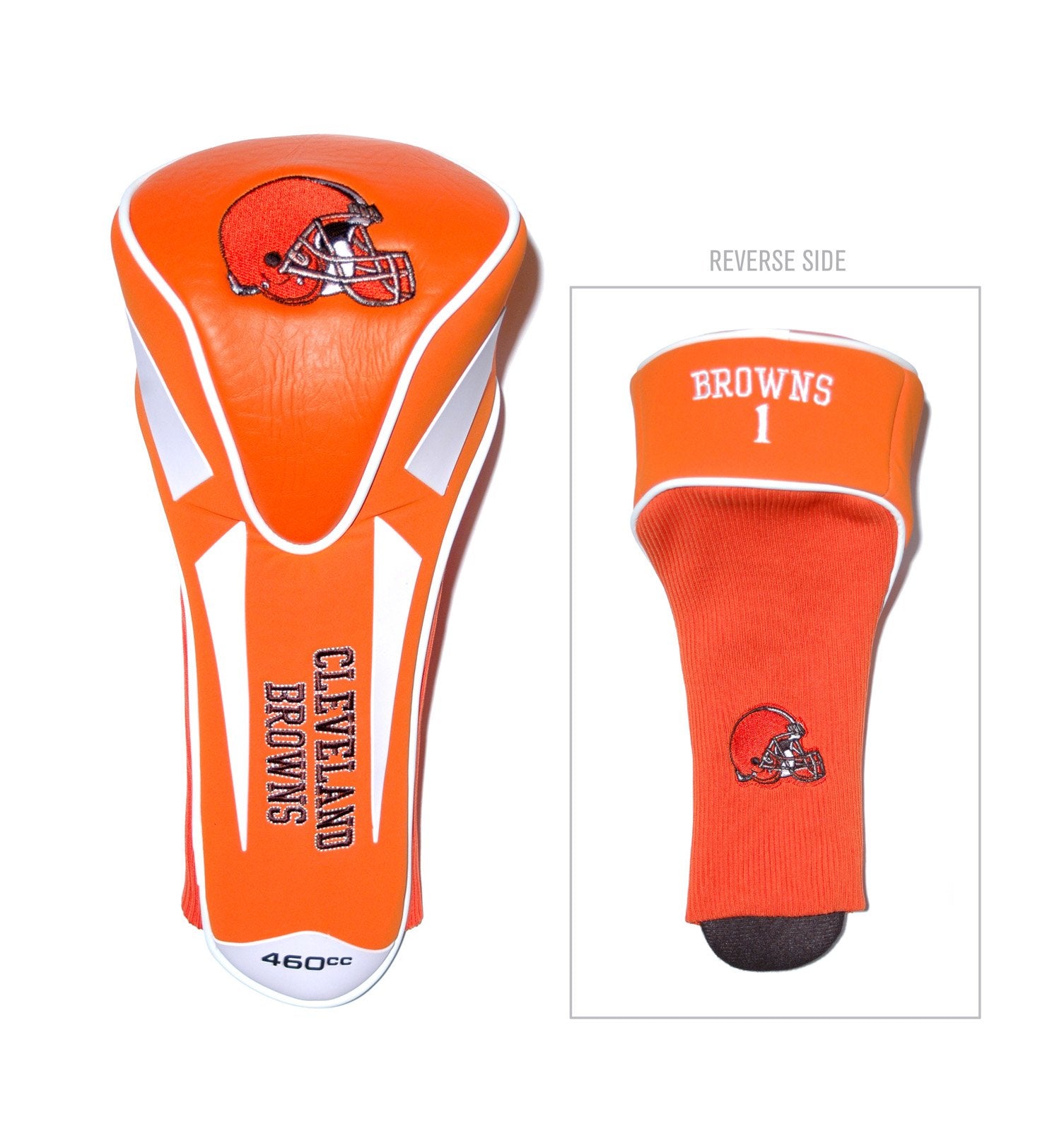 Team Golf Nfl Cleveland Browns Single Apex Driver Head Cover Golf Club Single Apex Driver Headcover, Fits All Oversized Clubs, T