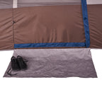 Wenzel Aspen Hills 8P Camp Cabin Tent - Huge 8 Person Car Camping Shelter, Fits 3 Queen Airbeds, 4 Windows, Waterproof Fly, 10 Y