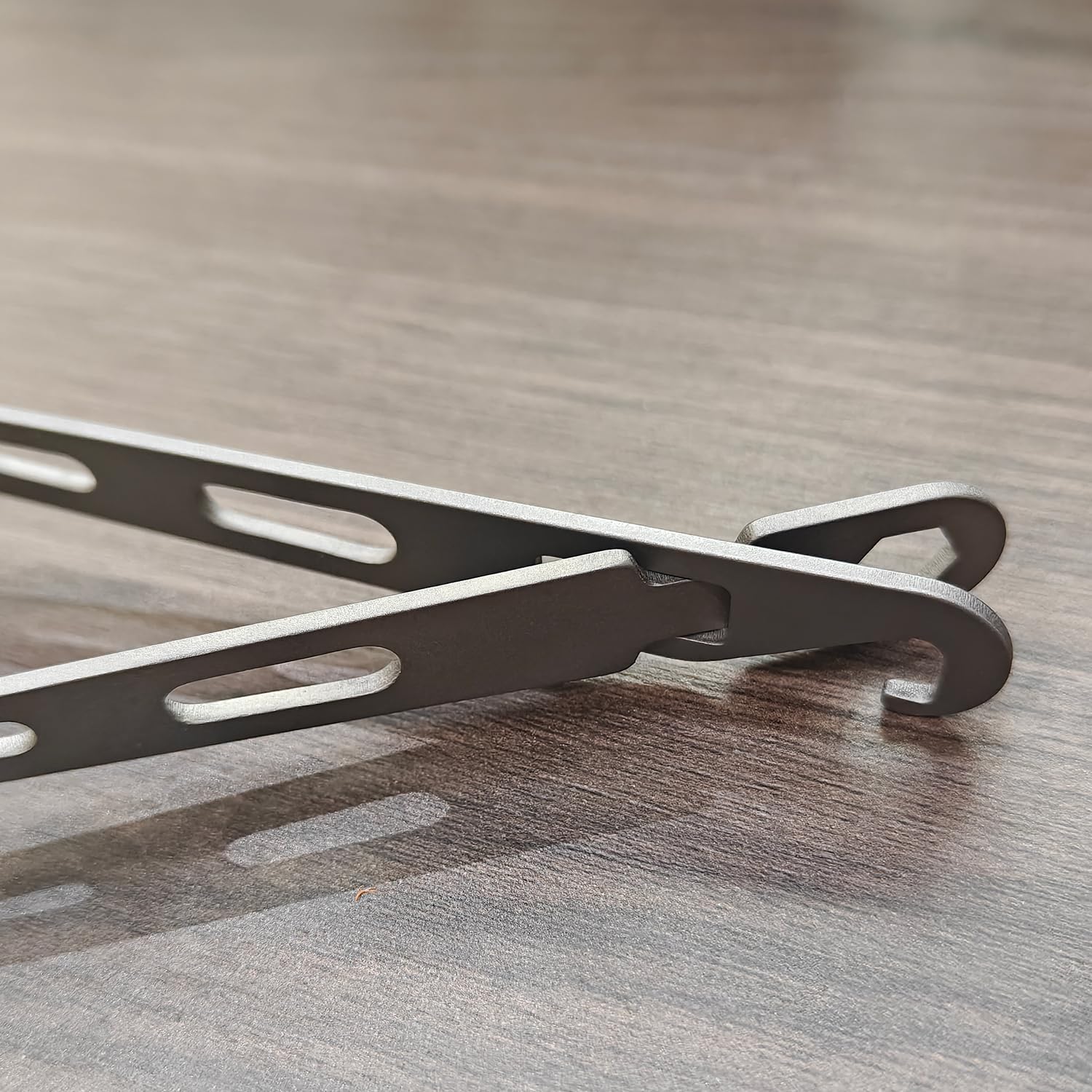 Dawn Deer Titanium Fork & Spoon Set - Camping Tongs | Ultralight Backpacking Utensils, Heat-Resistant & Rustproof | Backpacking,