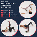 Idealstretch - The Original Hamstring, Lower Back & Calf Stretching Device - Ultimate Pain Relief & Deep Knee Extension Tool - I