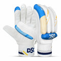 DSC Ruffle Cricket Batting Gloves, Size  Mens, Left Hand, Color  Blue/Yellow