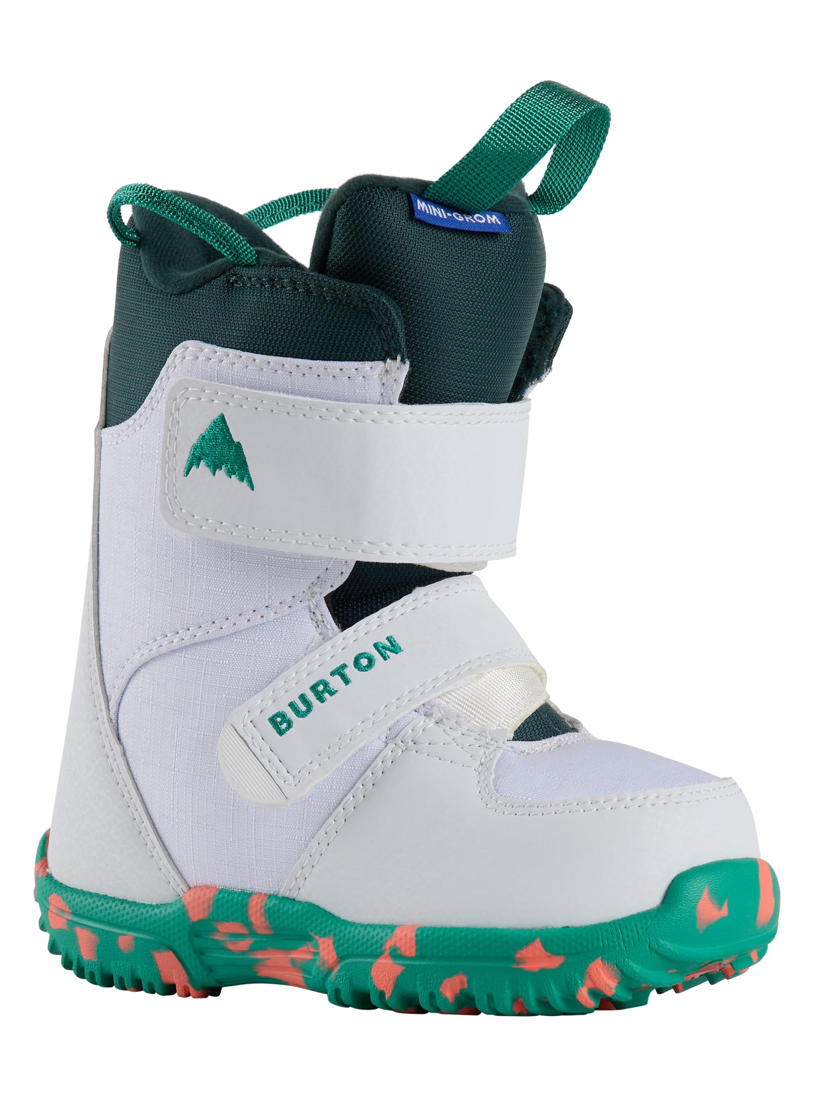 Burton Kids' Mini Grom Snowboard Boots, White, 11C