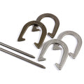Eastpoint Sports Wild Sports Official Weight Horseshoe Set With Molded Case - Features Solid Steel Stakes And Portable Carry Cad