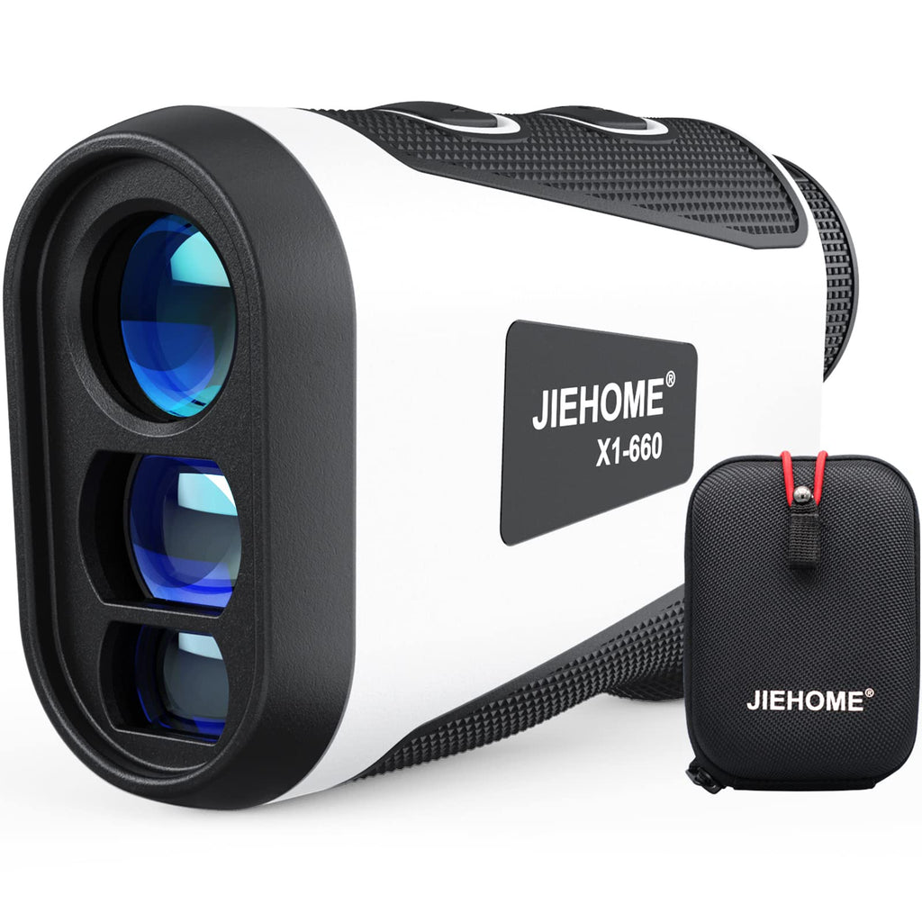 Jiehome Golf Range Finder X1 660 Yards Rangefinder With Slope Flagpole Lock Vibration 6X Magnification Rechargeable Laser Distan