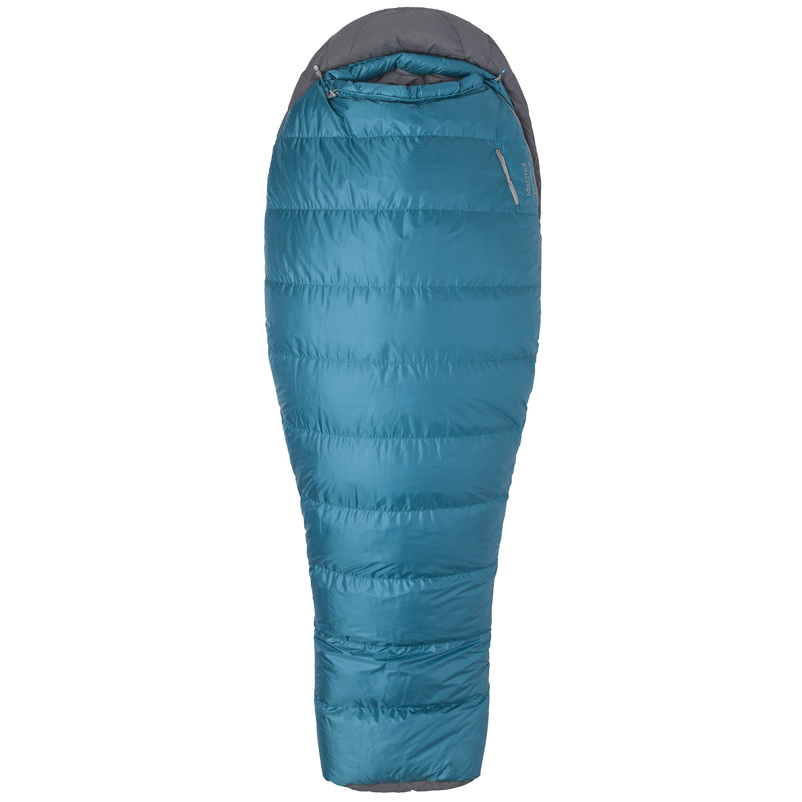 Marmot Women? Lozen Long Mummy Sleeping Bag  Down-Filled, Lightweight, 30-Degree Rating, Late Night/Steel Onyx, Regular