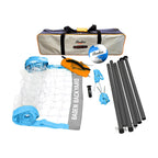 Baden Champions Volleyball Net Set Volleyball Bag, Adjustable Poles, Volleyball Ball & Pump, & Boundary Lines Portable Volleybal