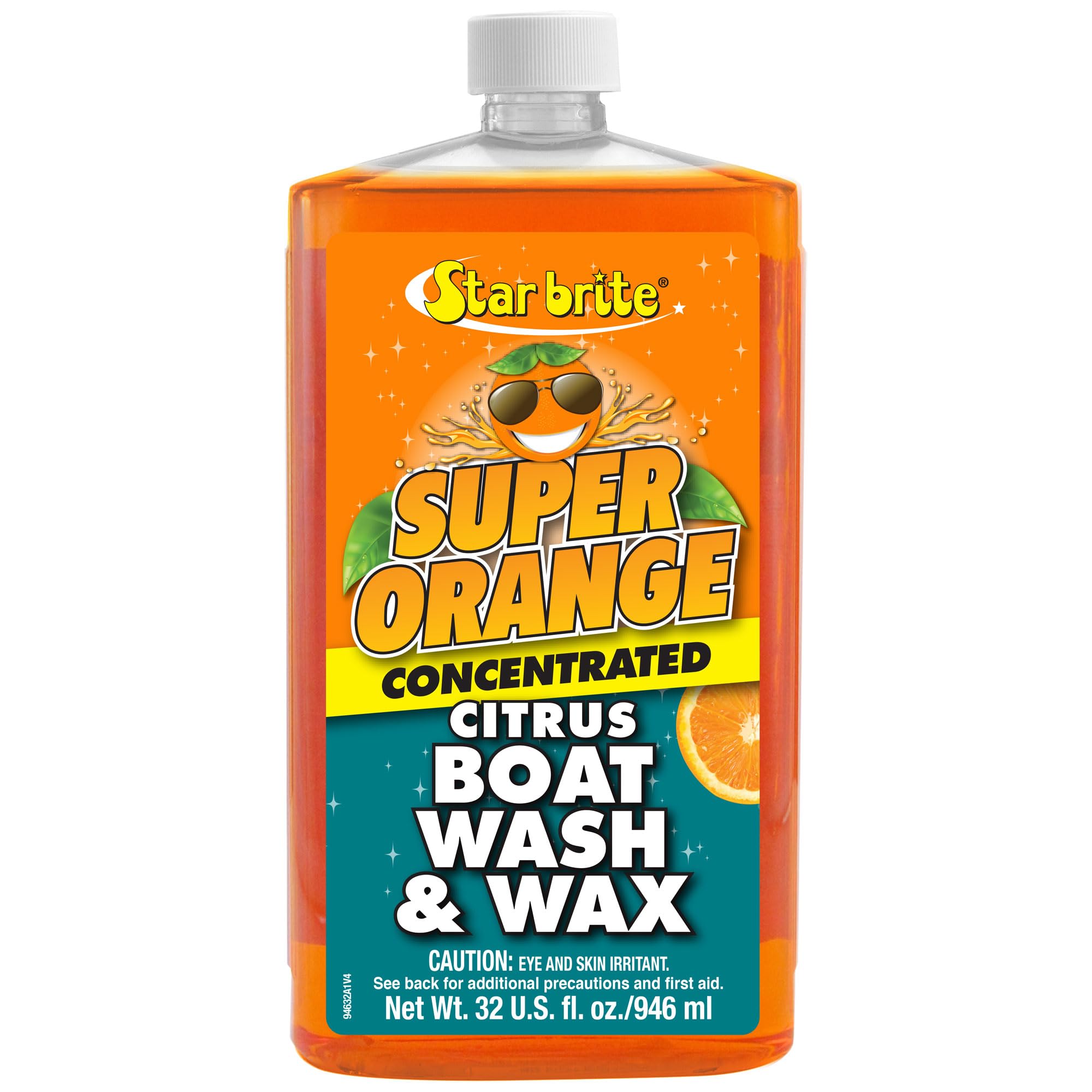 Star Brite Super Orange Citrus Boat Wash & Wax - 32 Oz (094632P)