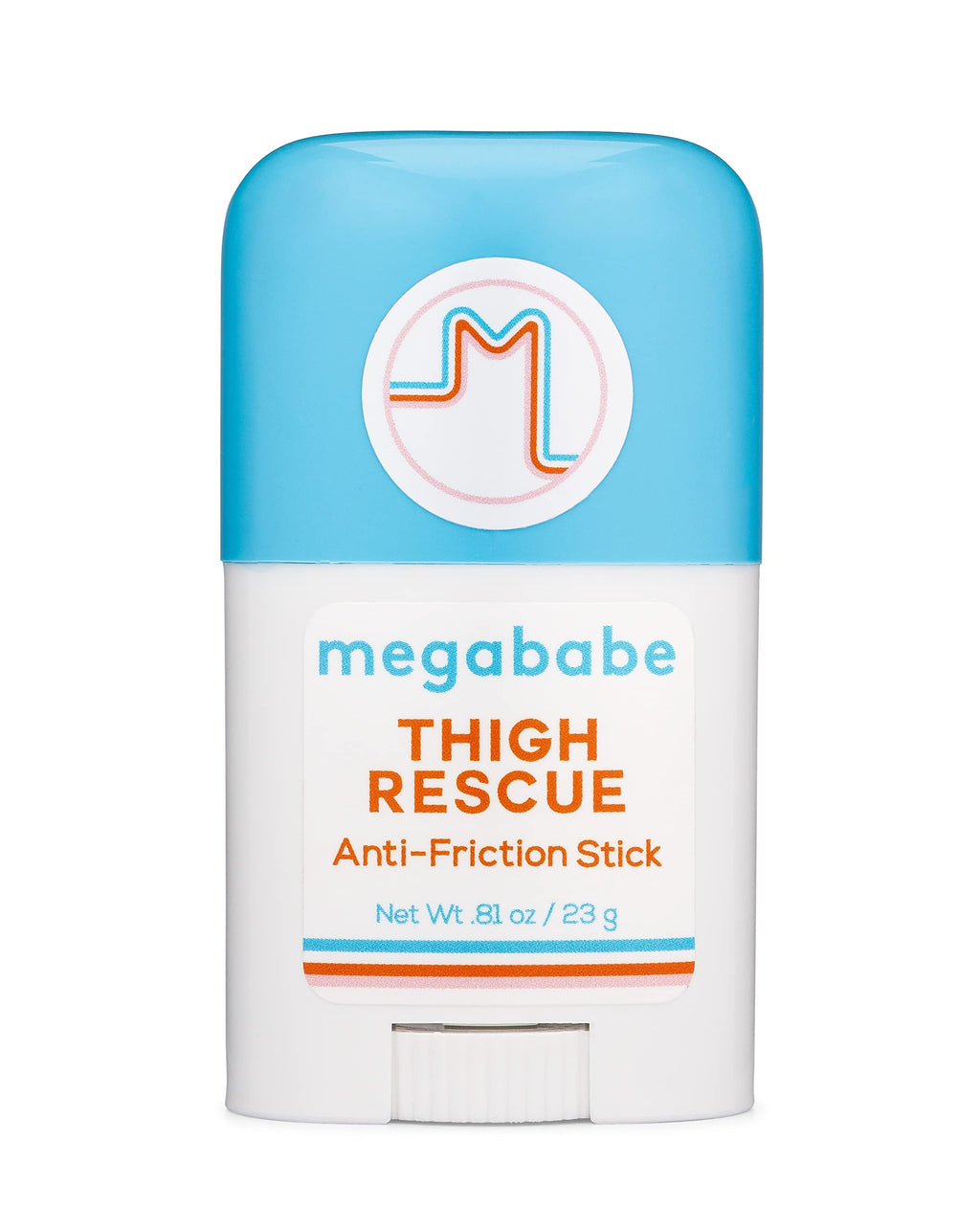 Megababe Thigh Rescue Anti-Chafe Stick | Prevents Skin Chafe & Irritation | Thighs, Arms, Bra-Lines & More | 0.81 Oz (Pack Of 1)